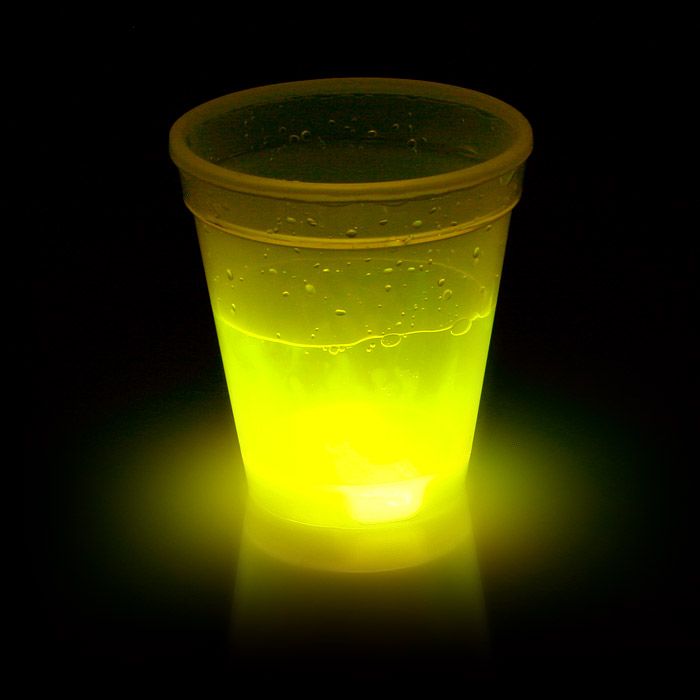 Leucht-Becher EXTRA-Leuchtkraft, gelb