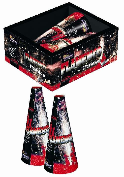 Flamenco, 2 Stufen Vulkan, 2er Pack