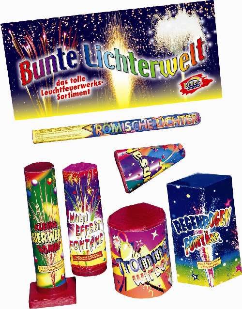 Bunte Lichterwelt, Leuchtsortiment