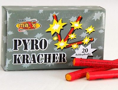 Pyro Knaller m. Reibkopf, 20er Schtl.